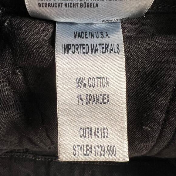 Citizens of Humanity Olivia High Rise Slim Lace Up Ankle Jeans Black Size 29 - Picture 11 of 14